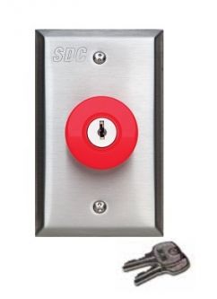 SDC 432K Key Reset Mushroom Button